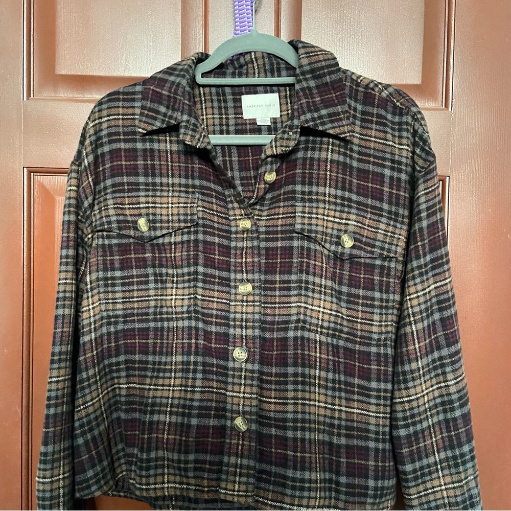 Cropped flannel